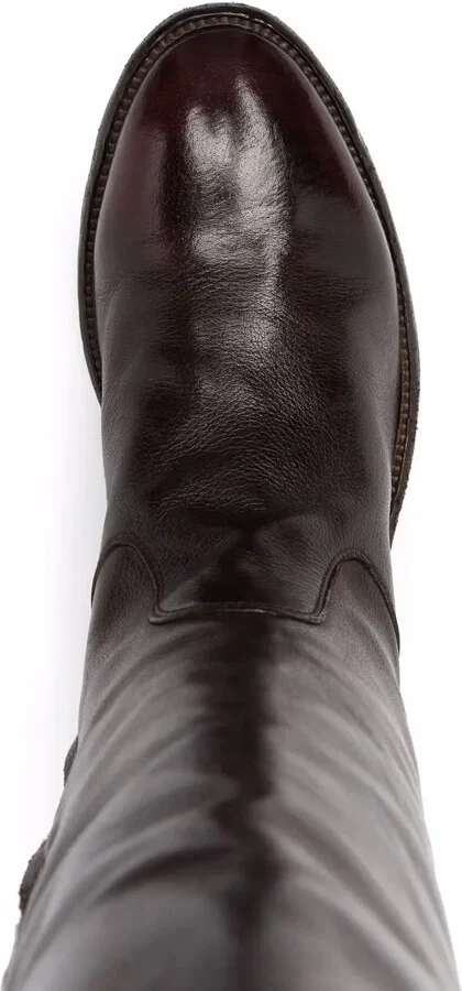 Knee-Length Leather Boots - Image 4
