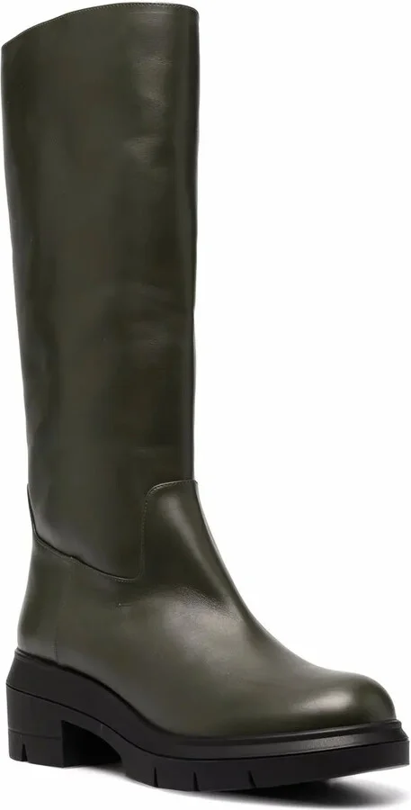 Knee-Length Leather Boots - Image 2