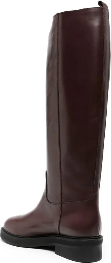 Knee-Length Leather Boots - Image 3