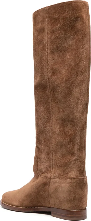 Knee-Length Leather Boots - Image 3