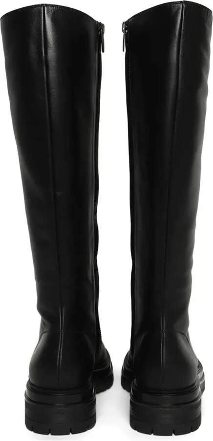 Knee-Length Leather Boots - Image 2