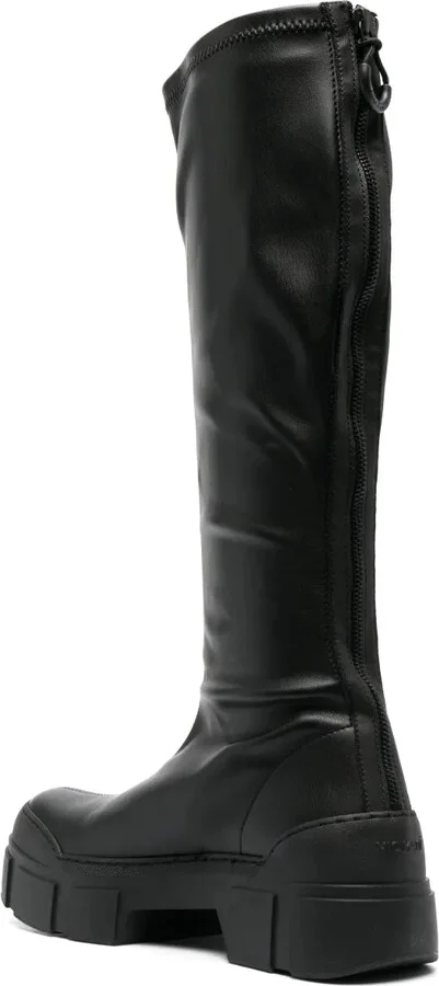Knee-Length Leather Boots - Image 3