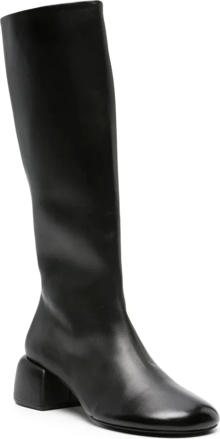 Knee-Length Leather Boots - Image 2