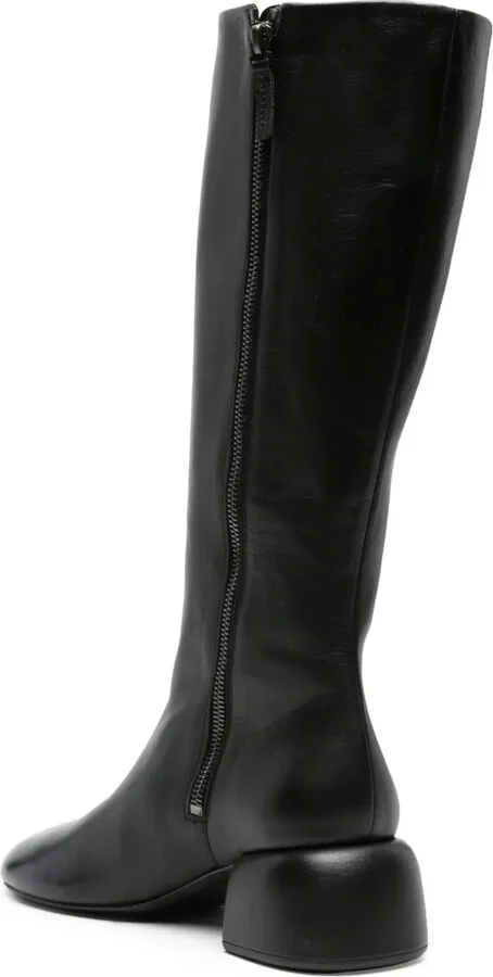 Knee-Length Leather Boots - Image 3