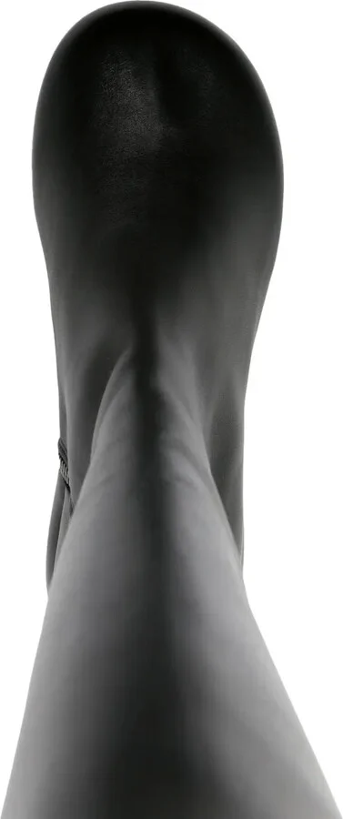 Knee-Length Leather Boots - Image 4
