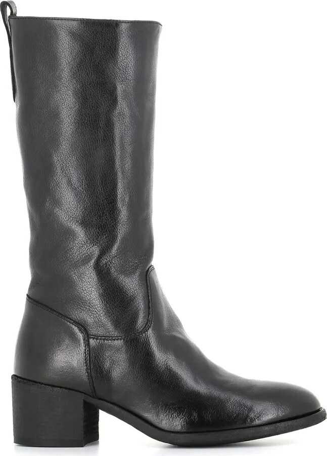 Knee-Length Leather Boots