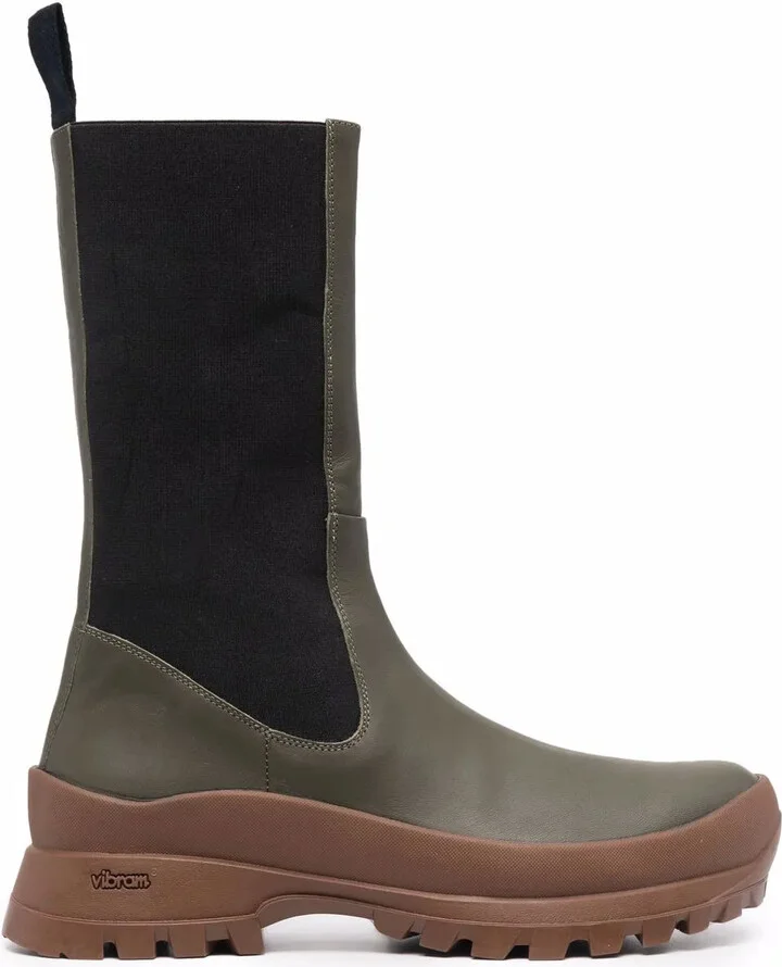 Knee-Length Leather Boots