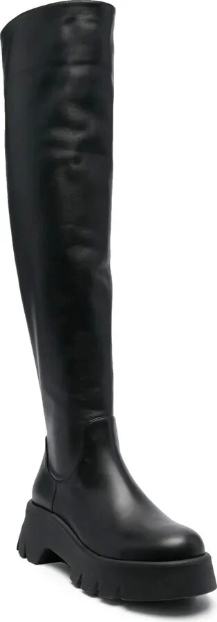 Knee-Length Platform Boots - Image 2