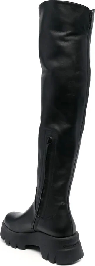 Knee-Length Platform Boots - Image 3
