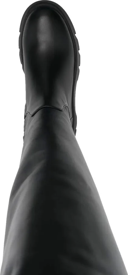 Knee-Length Platform Boots - Image 4