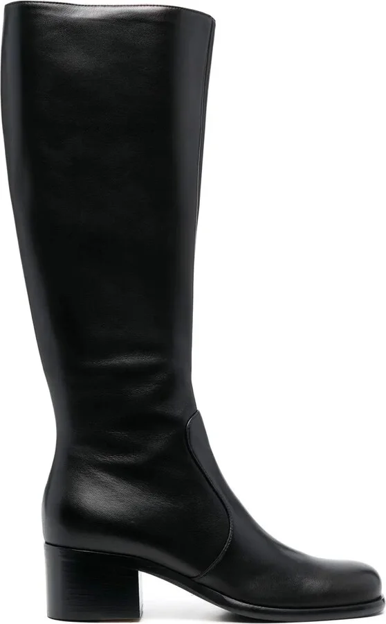Knee-Length Side-Zipped Boots