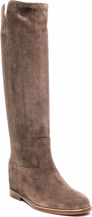 Knee-Length Slip-On Boots - Image 2