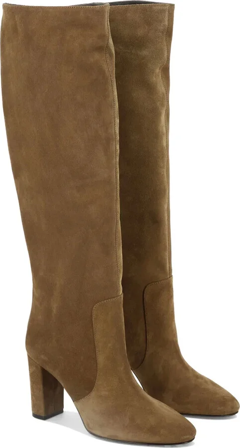Knee-Length Suede Boots - Image 2