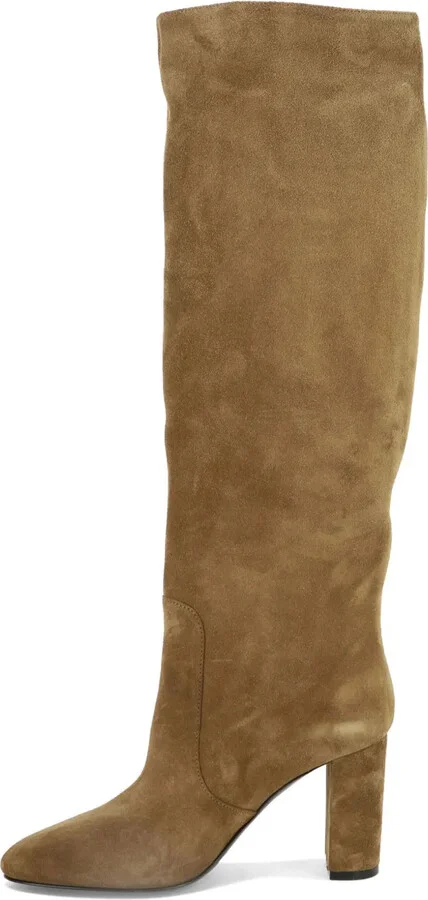 Knee-Length Suede Boots - Image 3