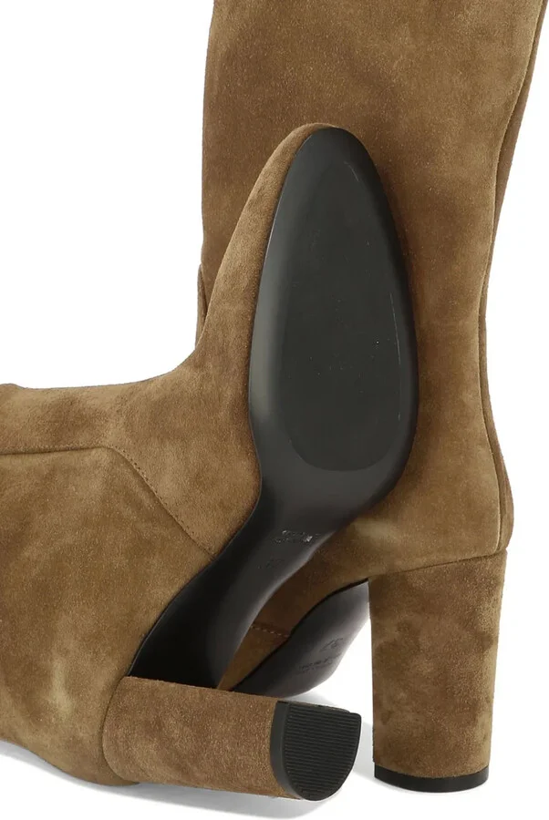 Knee-Length Suede Boots - Image 5