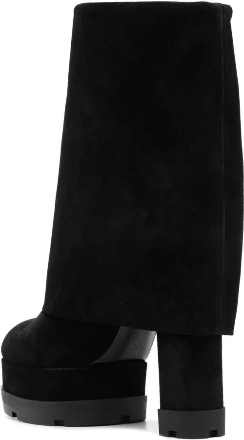 Knee-Length Suede Boots - Image 3