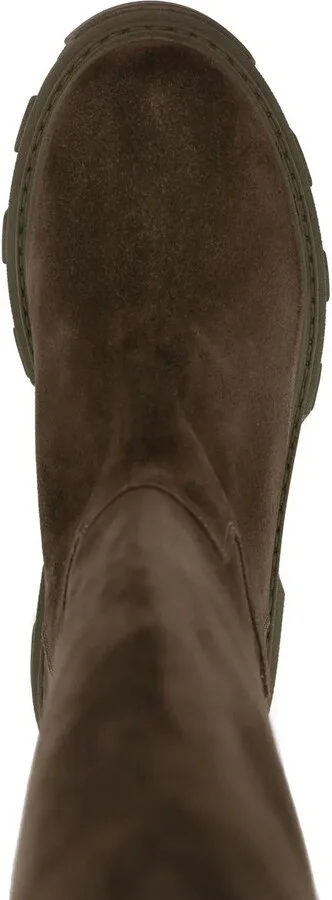 Knee-Length Suede Boots - Image 4
