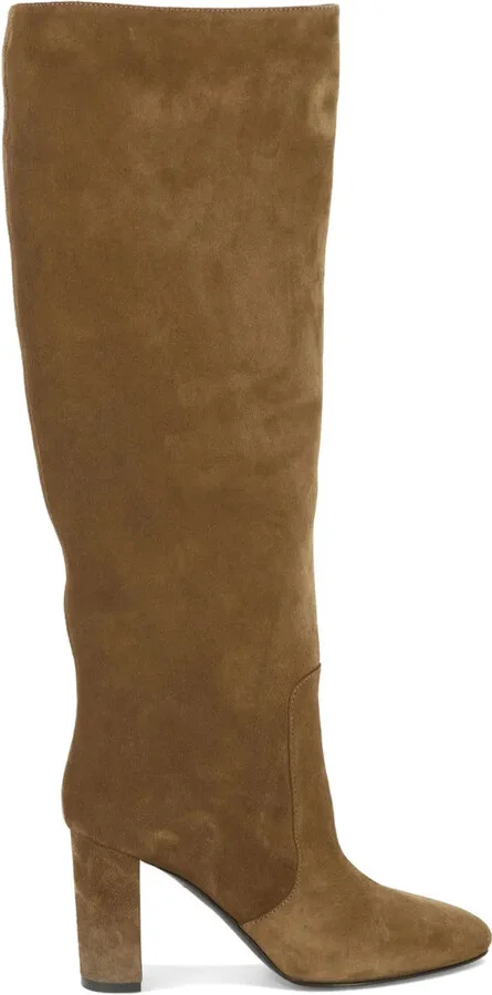 Knee-Length Suede Boots