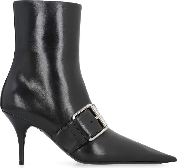 Knife 80 Leather Ankle Boots - Image 2