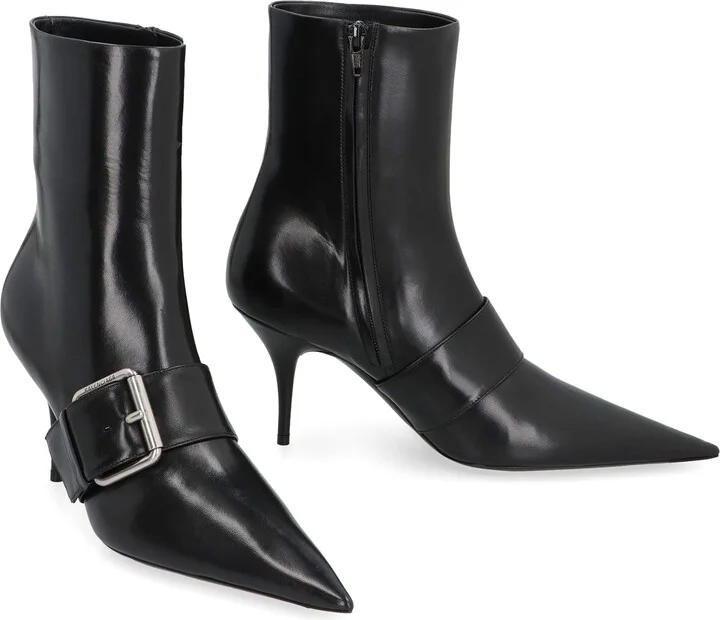 Knife 80 Leather Ankle Boots - Image 3