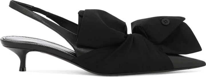 Knife Chemise 40 Mm Heeled Shoes Black