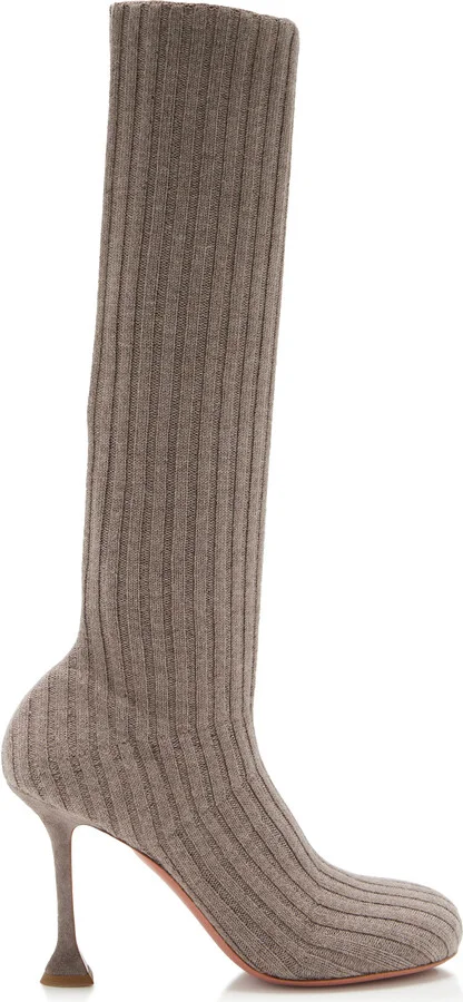 Knit Knee BootsMuaddi
