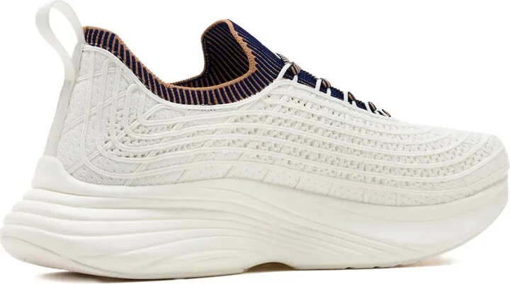 Knit Lace-Up Sneakers