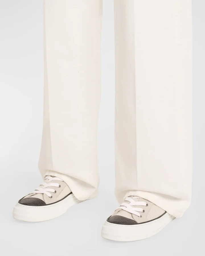 Knit Monili Cap-Toe Sneakers - Image 6