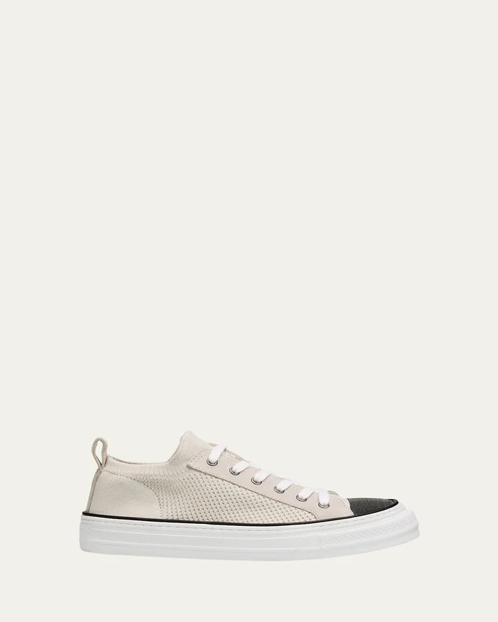 Knit Monili Cap-Toe Sneakers