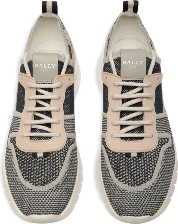 Knit Panelled Sneakers - Image 3