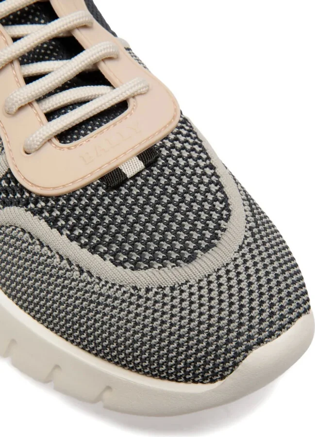 Knit Panelled Sneakers - Image 5