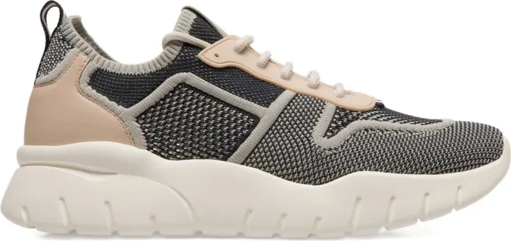 Knit Panelled Sneakers