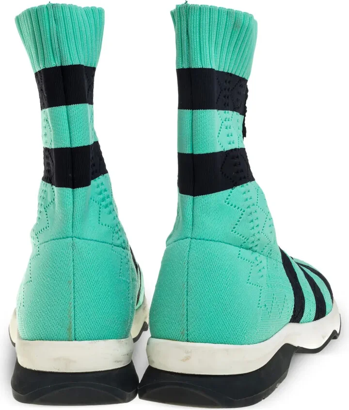 Knitted High-Top Sneakers - Image 4