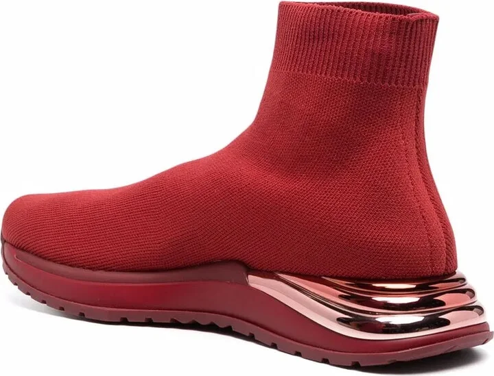 Knitted High-Top Sock Sneakers - Image 3