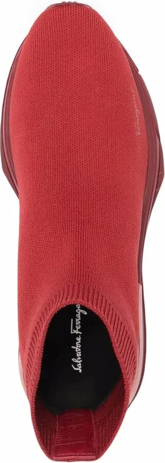 Knitted High-Top Sock Sneakers - Image 4