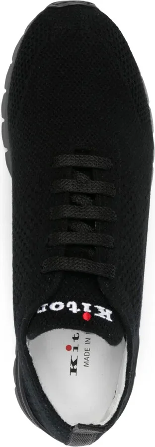 Knitted Lace-Up Sneakers - Image 4