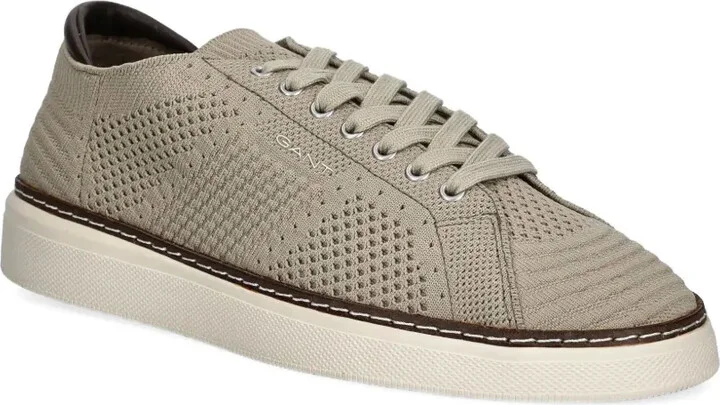Knitted Lace-Up Sneakers - Image 2