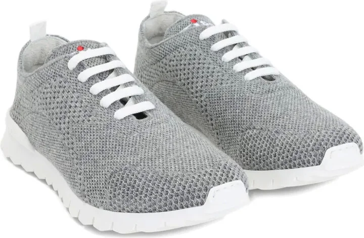 Knitted Lace-Up Sneakers - Image 2