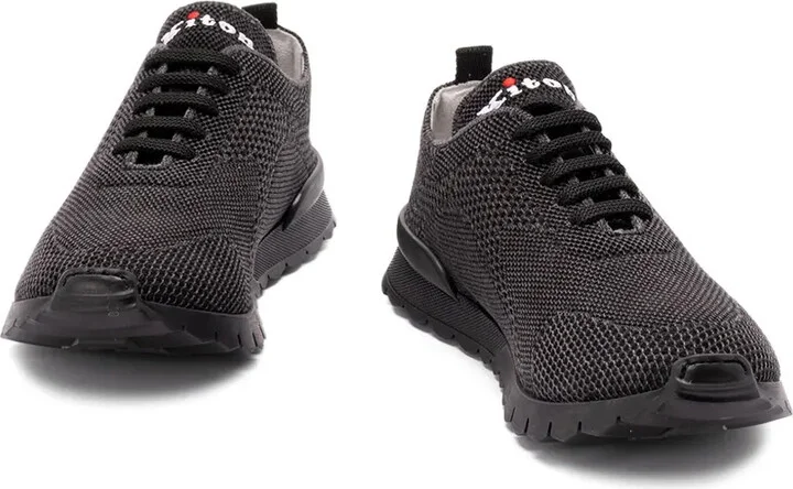 Knitted Lace-Up Sneakers - Image 2