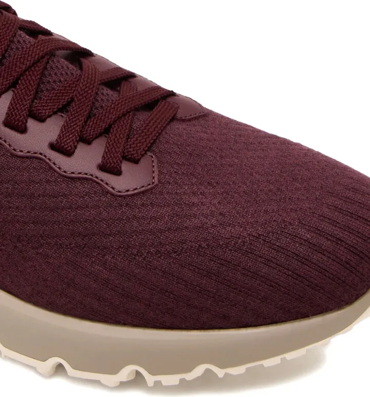 Knitted Lace-Up Sneakers - Image 3