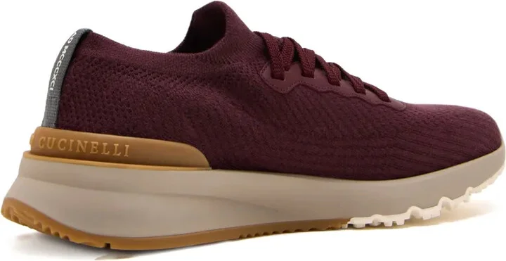 Knitted Lace-Up Sneakers - Image 4
