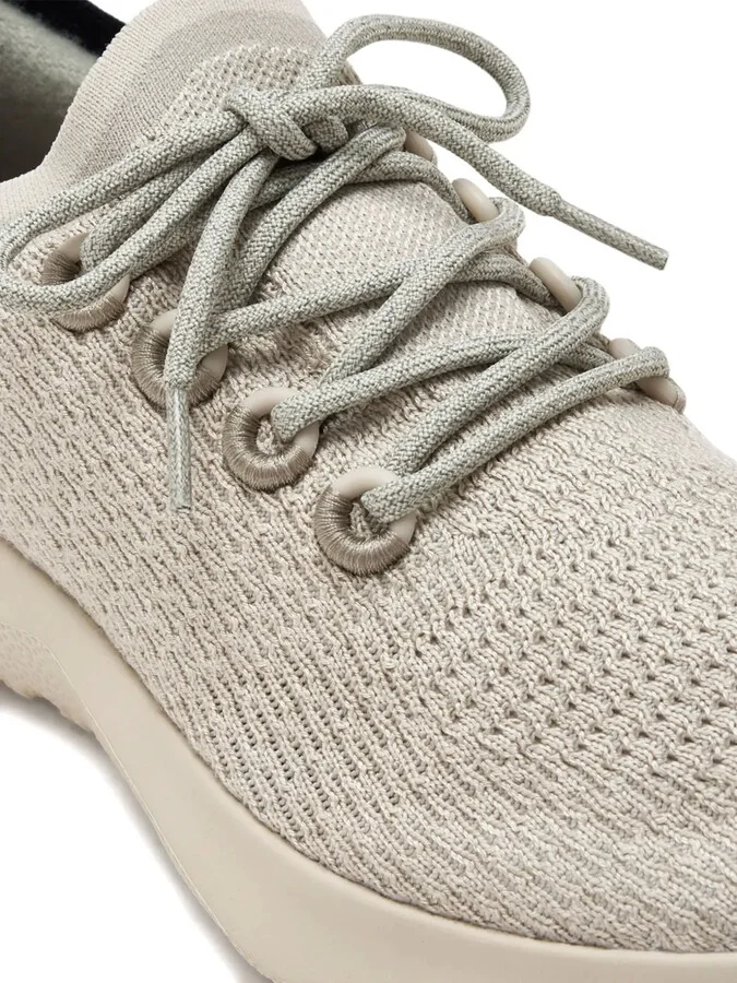 Knitted Lace-Up Sneakers - Image 4