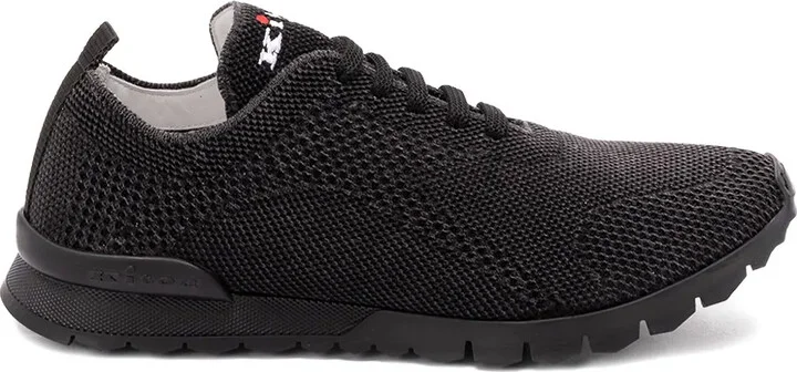 Knitted Lace-Up Sneakers