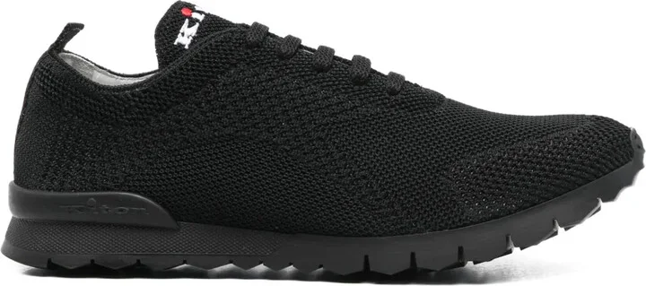 Knitted Lace-Up Sneakers