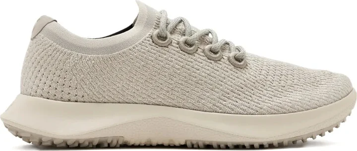 Knitted Lace-Up Sneakers
