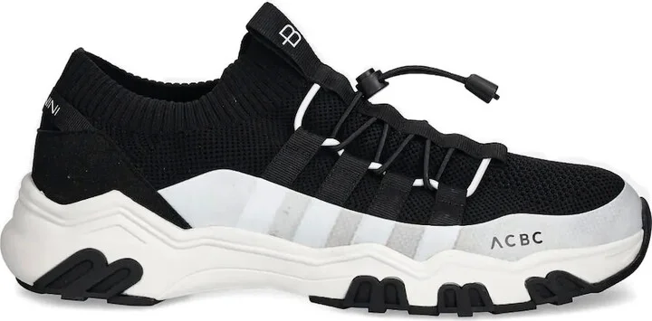 Knitted Lace-Up Trainers