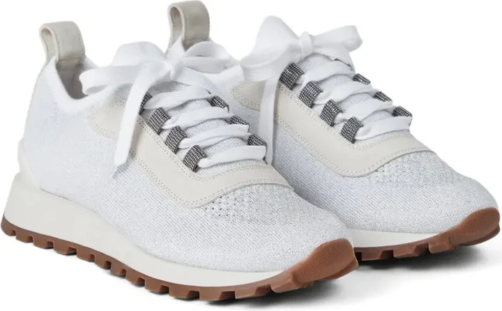 Knitted Low-Top Sneakers - Image 2