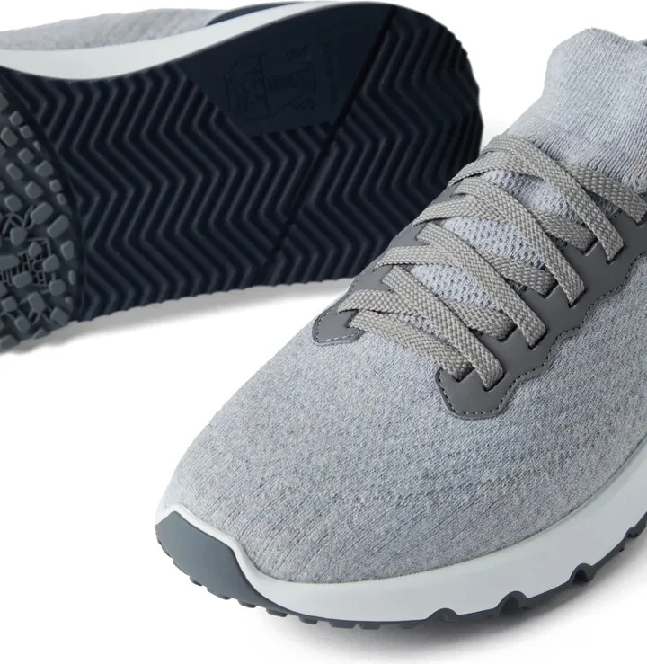 Knitted Low-Top Sneakers - Image 4