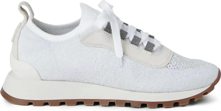 Knitted Low-Top Sneakers