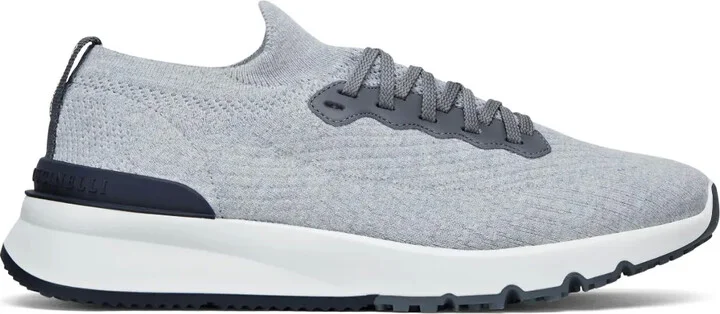 Knitted Low-Top Sneakers